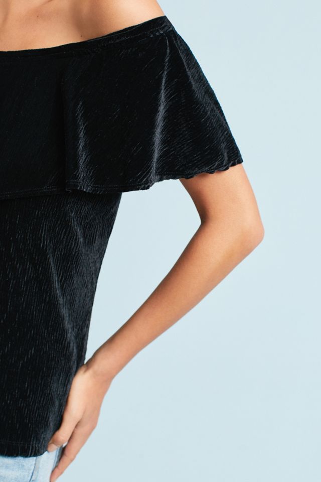 Ruffled Off-The-Shoulder Top #1