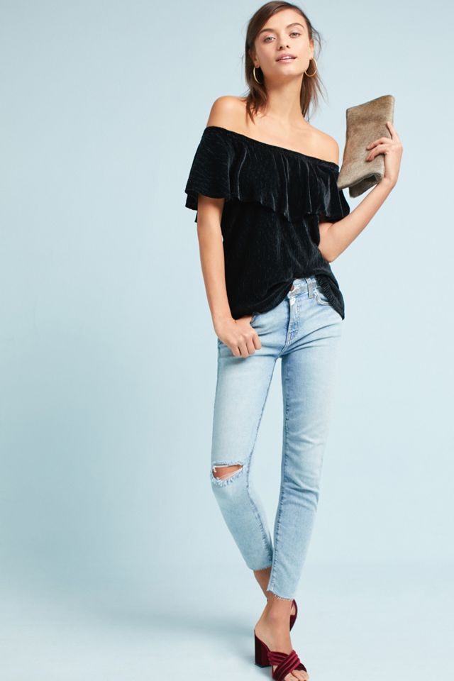Ruffled Off-The-Shoulder Top #4