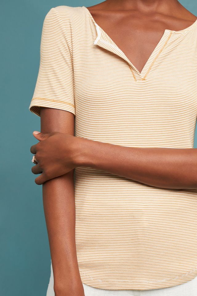 Galina Spliced-Neck Tee #2