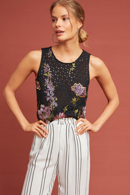 Harriet embroidered top