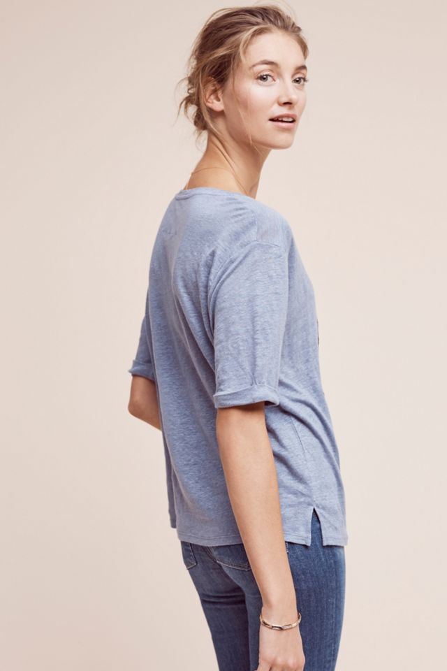 Patched Velvet Tee #3