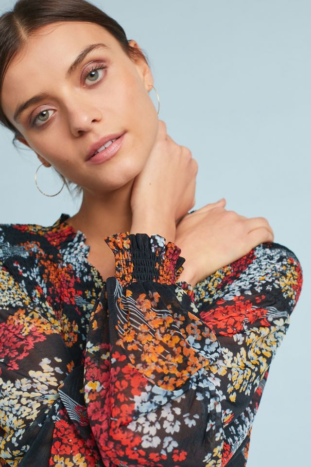 Adria Smocked Top | Anthropologie