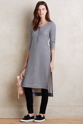 Split Henley Tunic