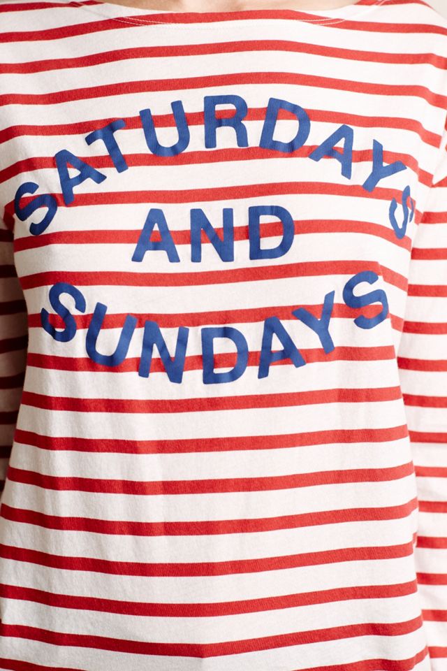 Striped Weekend Tee #4