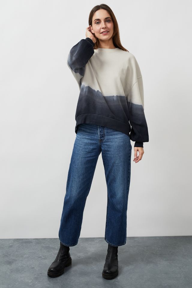 Levi s Dip Dyed Sweatshirt Anthropologie UK