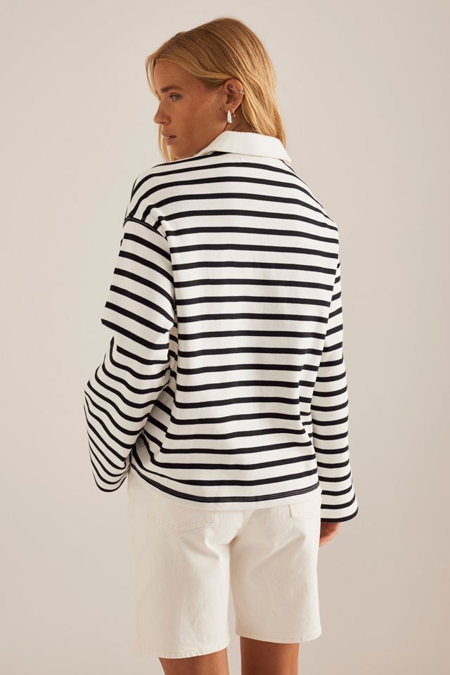 Selected Femme Wada Streifen Poloshirt #1
