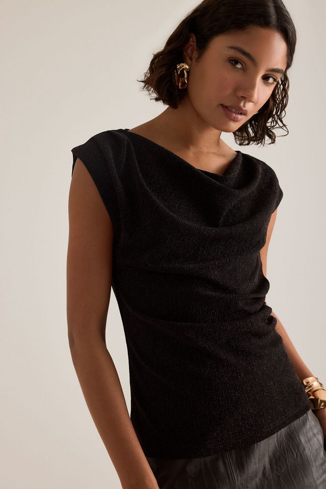 Selected Blusa Anja Sin Mangas Drapeada #4