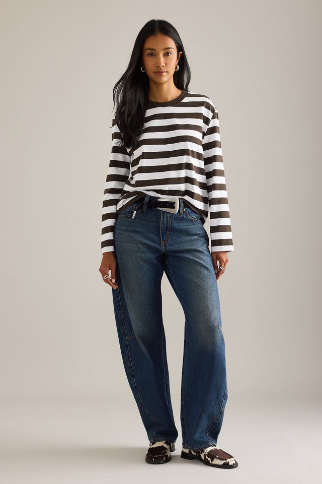 T-shirt boxy manches longues Essential Selected Femme #2