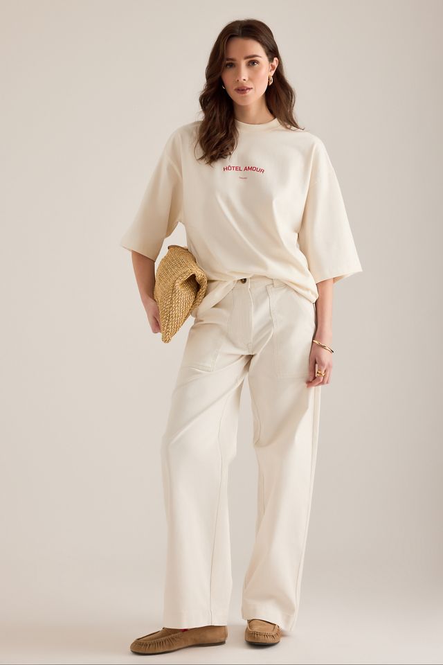 Selected Lia Hotel Amour Oversized T-Shirt #2