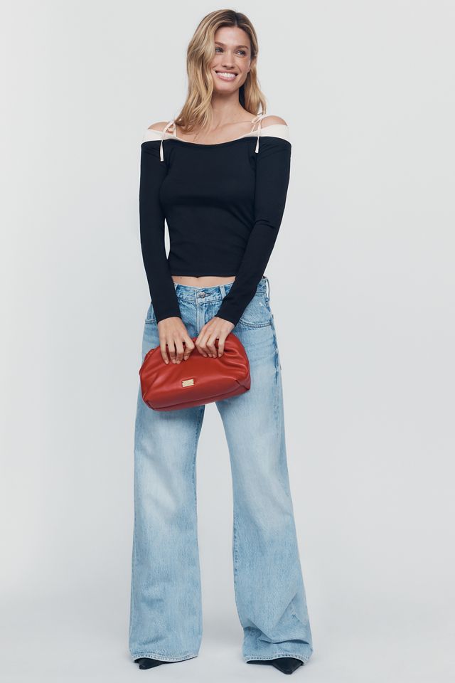 ASTR The Label Loretta Off-Shoulder Tie Top #2
