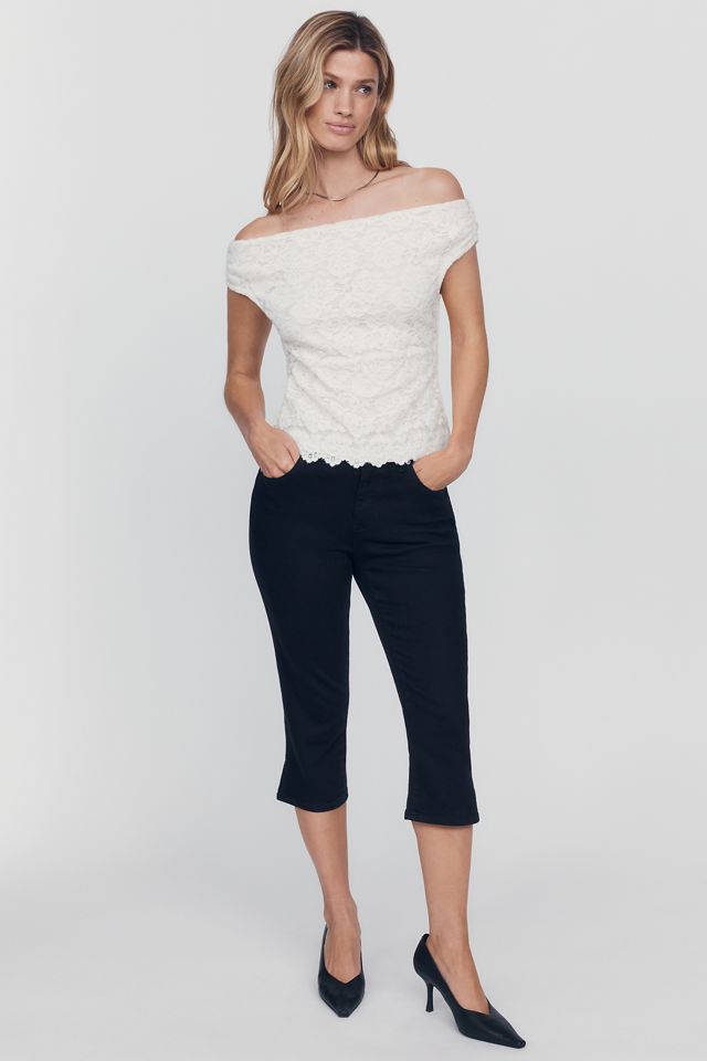 ASTR The Label Myranda Off-Shoulder Lace Top #2