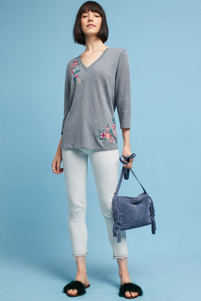 Twining V-Neck Tee #1