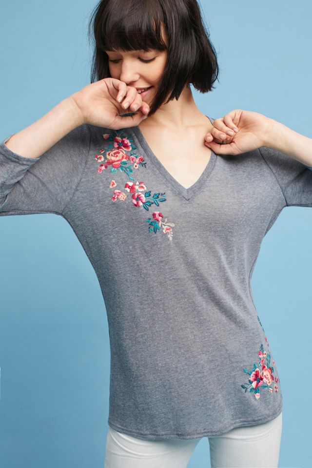 Twining V-Neck Tee #2