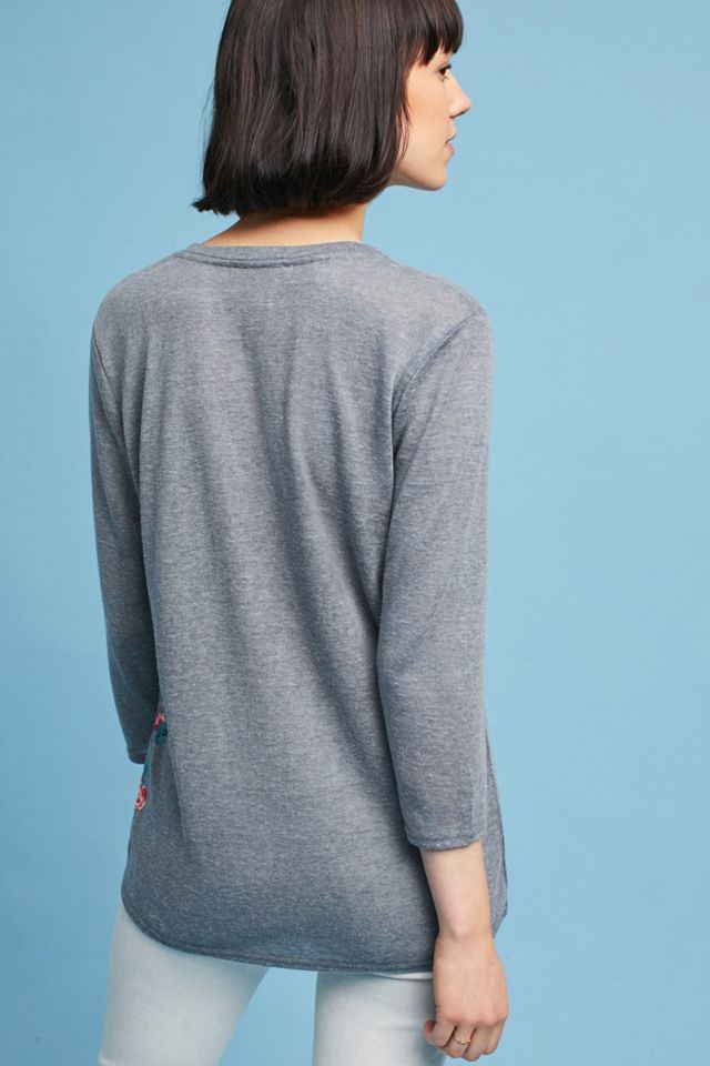 Twining V-Neck Tee #4