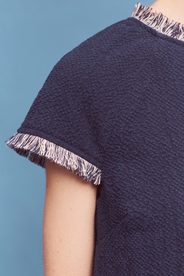 T-shirt en denim effiloché #1