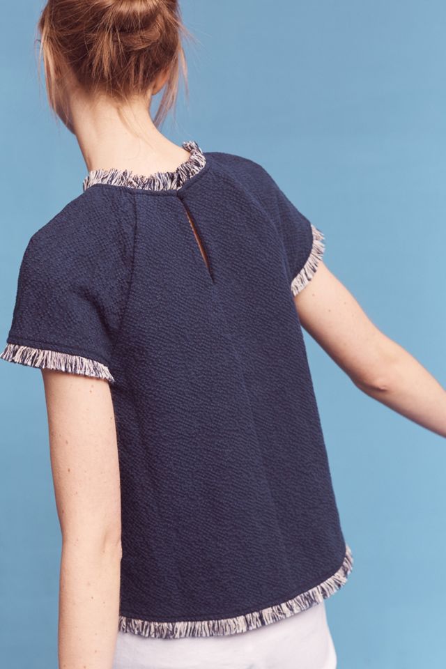 T-shirt en denim effiloché #3