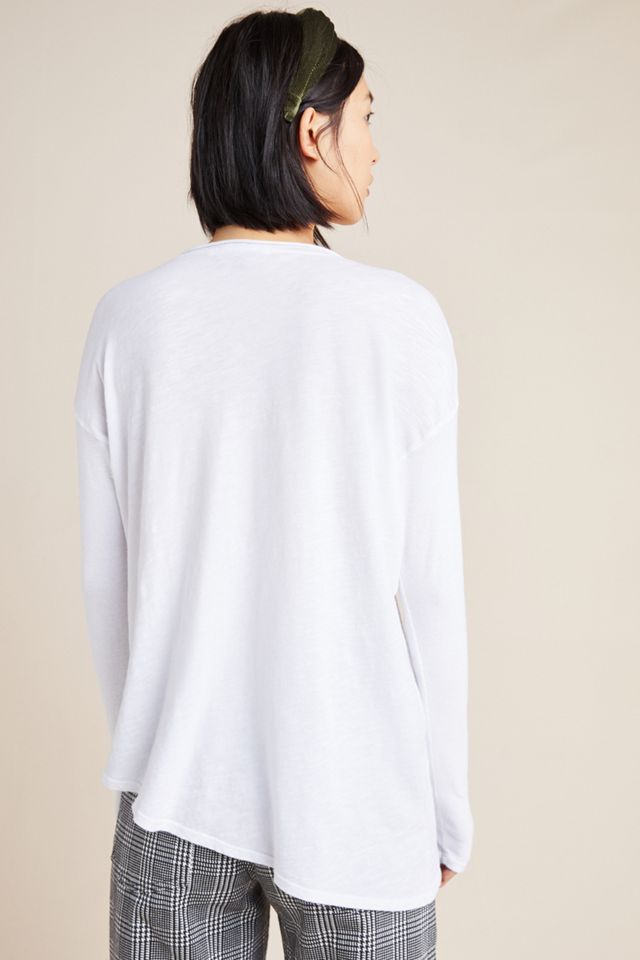Paula Seamed Asymmetrical Tee #1