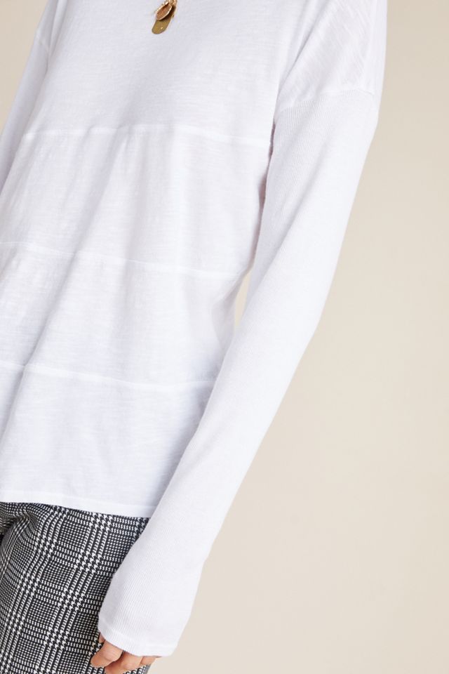 Paula Seamed Asymmetrical Tee #2