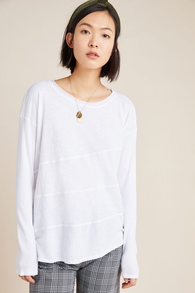 Paula Seamed Asymmetrical Tee #3