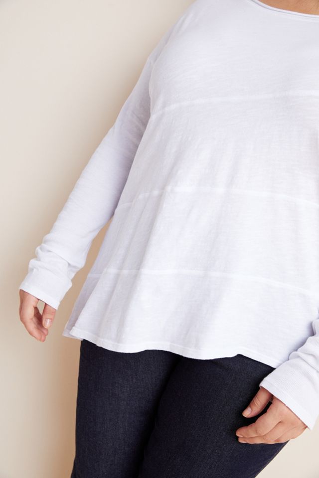 Paula Seamed Asymmetrical Tee #6