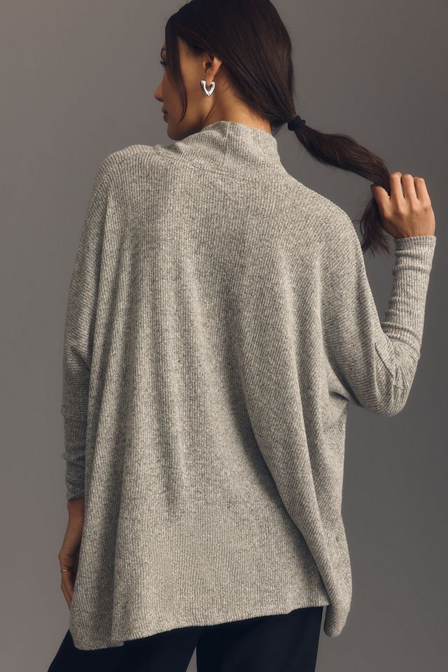 Amadi Cowl Neck Poncho Sweater #1