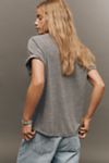 The Quinn Short-Sleeve V-Neck Tee by Pilcro