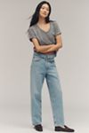 The Quinn Short-Sleeve V-Neck Tee by Pilcro