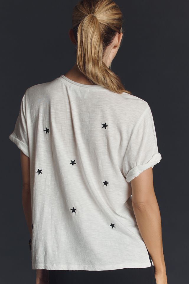 The Quinn Short-Sleeve V-Neck Tee by Pilcro #1