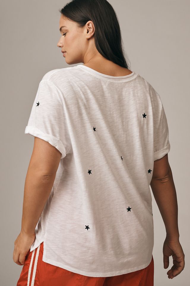 The Quinn Short-Sleeve V-Neck Tee by Pilcro #4