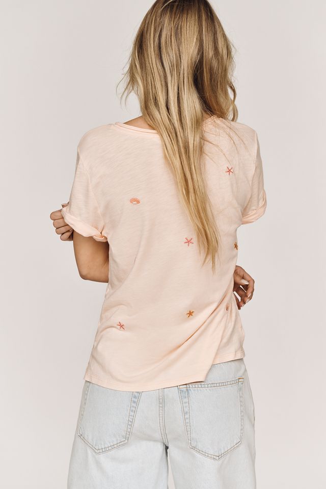 Pilcro Quinn Drapey V-Neck Tee #2