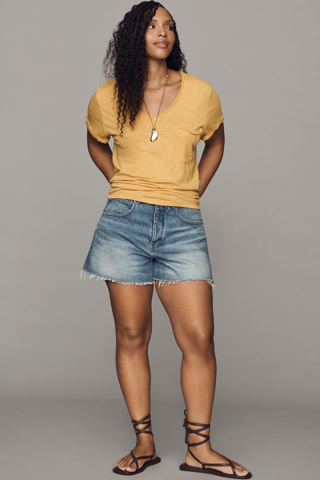 Pilcro Quinn Drapey V-Neck Tee #6