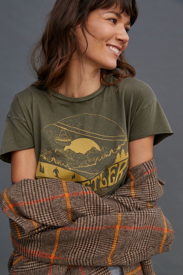 Whistler Ski Club Cropped Graphic Tee #1
