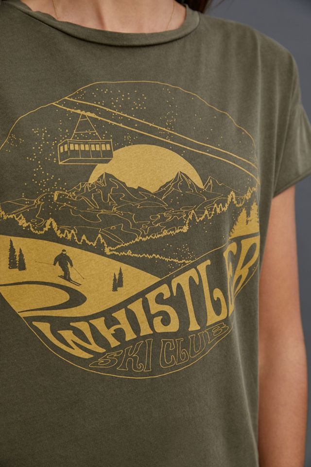 Whistler Ski Club Cropped Graphic Tee #2
