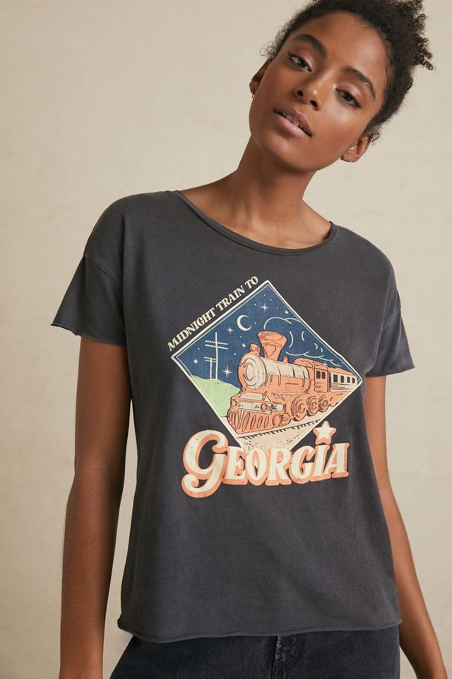 Midnight Rider Train To Georgia Cropped Graphic Tee | Anthropologie UK