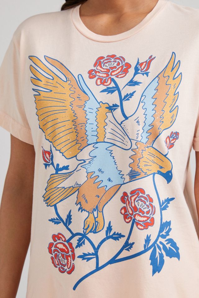 Floral Bird Graphic Tee #2