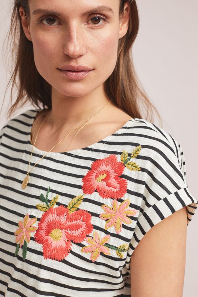 Gaillardia Embroidered Tee #2