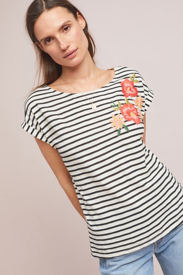 Gaillardia Embroidered Tee #3