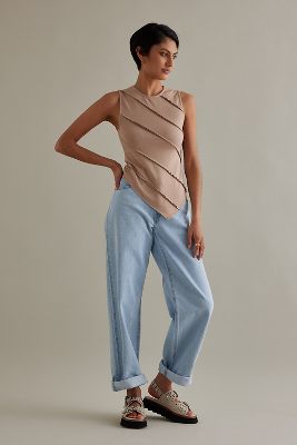 Exposed Seam Handkerchief Tank