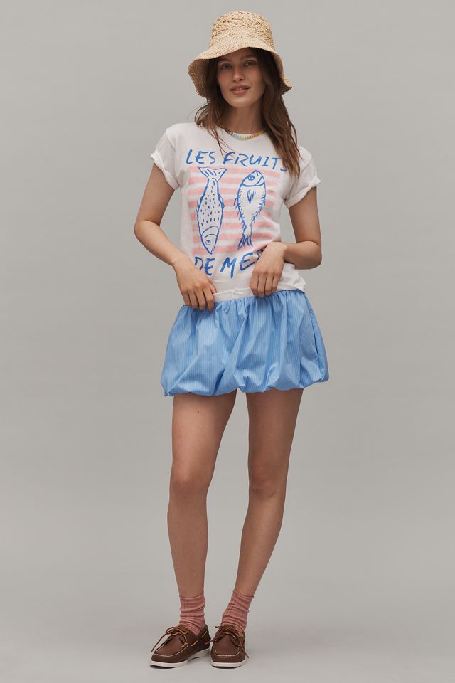 By Anthropologie Les Fruits De Mer Graphic Baby Tee #2