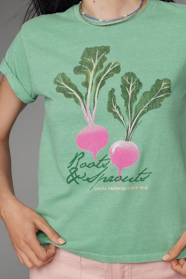 By Anthropologie Roots & Sprouts Graphic Tee #2