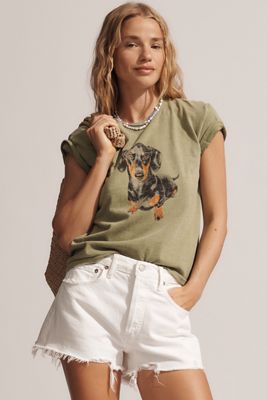 By Anthropologie Dog Icon Baby Tee