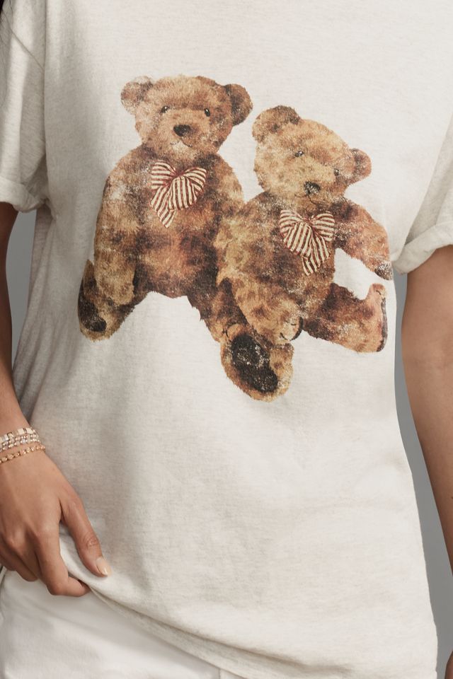 By Anthropologie Bear Cotton Boyfriend Tee #1