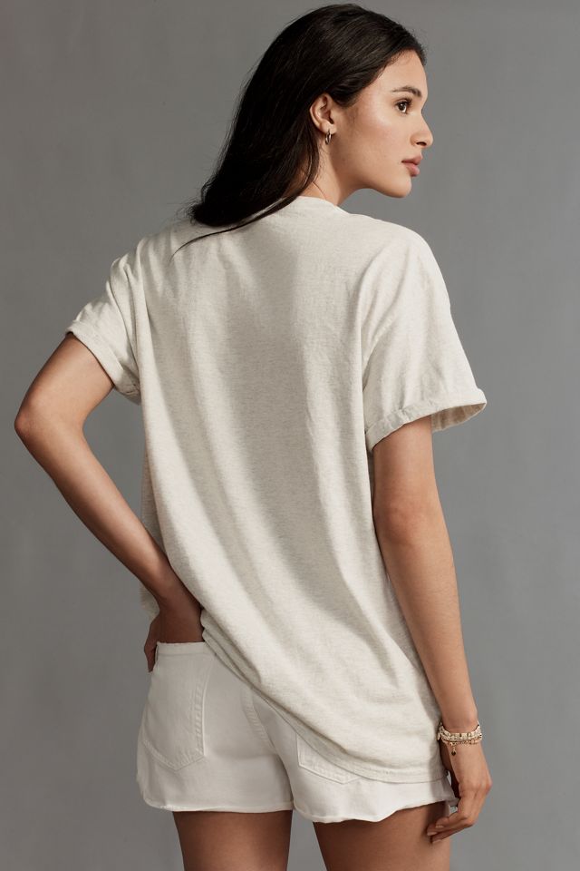 By Anthropologie Bear Cotton Boyfriend Tee #3