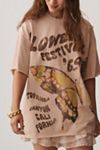 By Anthropologie Oversized Flower Festival Graphic Tee