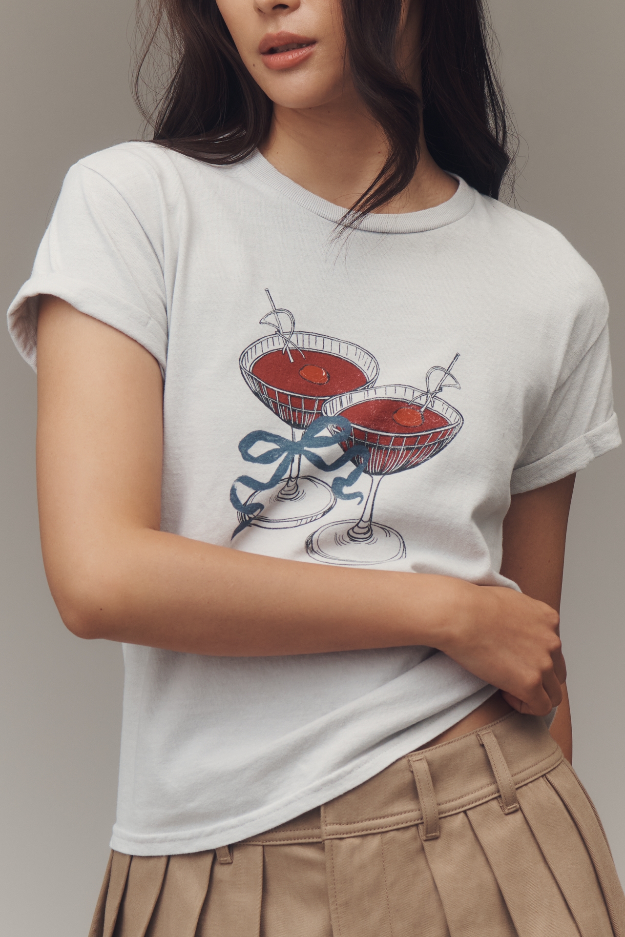 By Anthropologie Cocktail Graphic Tee