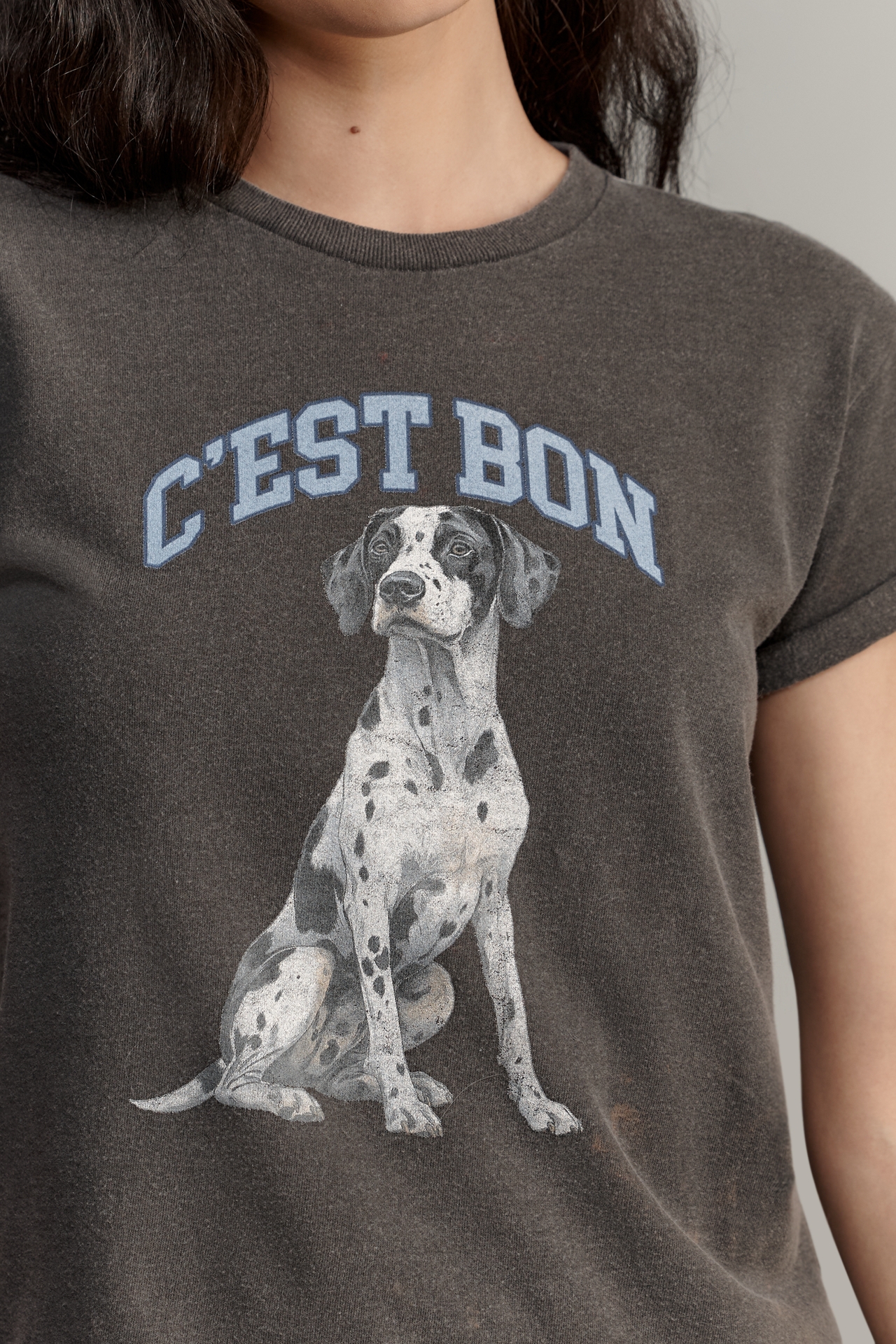 By Anthropologie Dog Graphic Tee