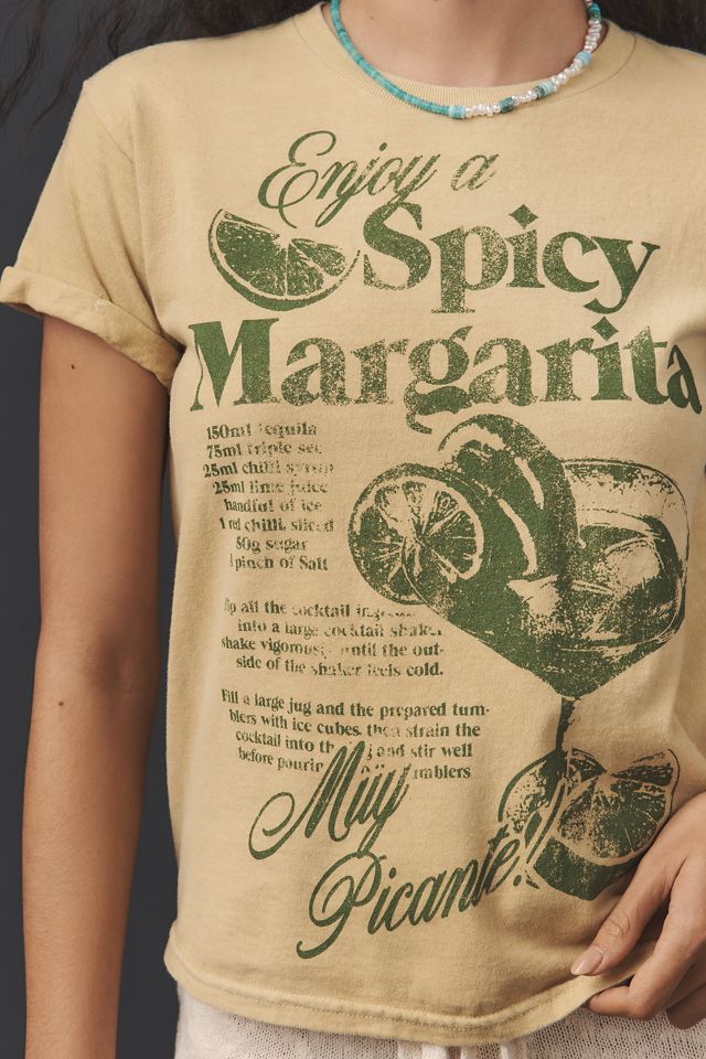 By Anthropologie Spicy Margarita Graphic Tee #1