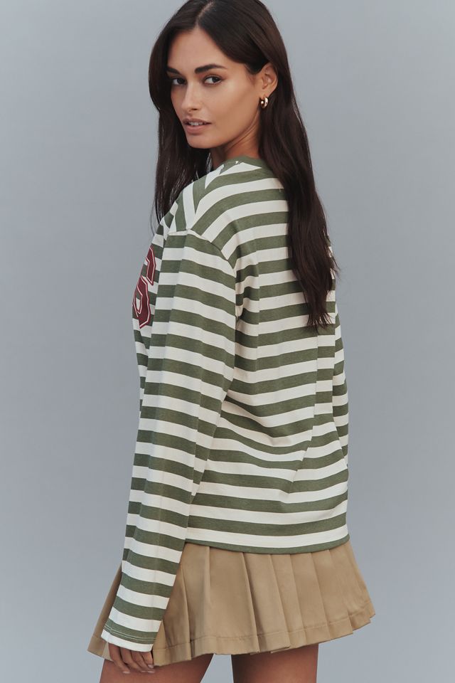 By Anthropologie Long-Sleeve Stripe City Top #2