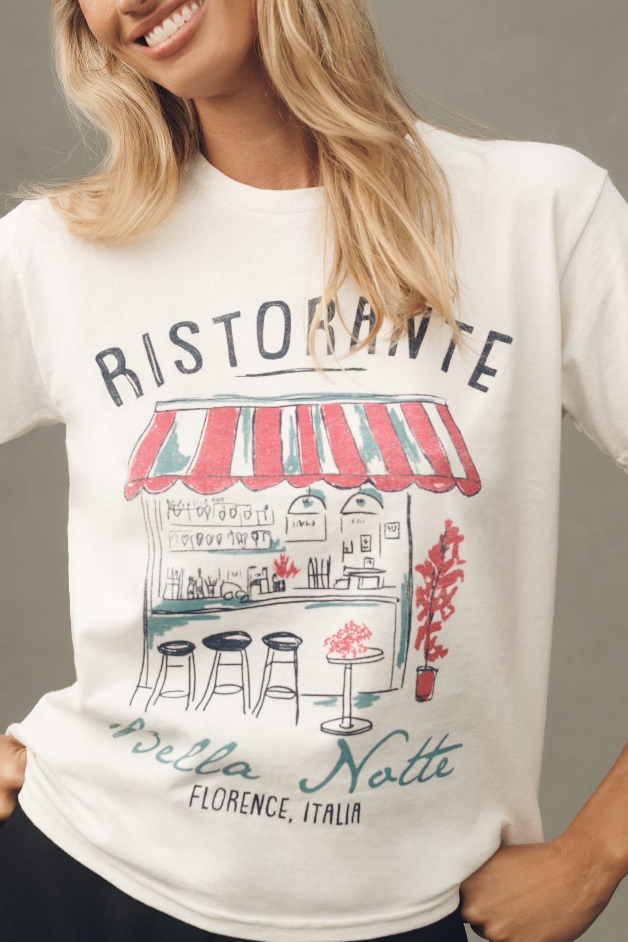 By Anthropologie Ristorante Graphic Tee