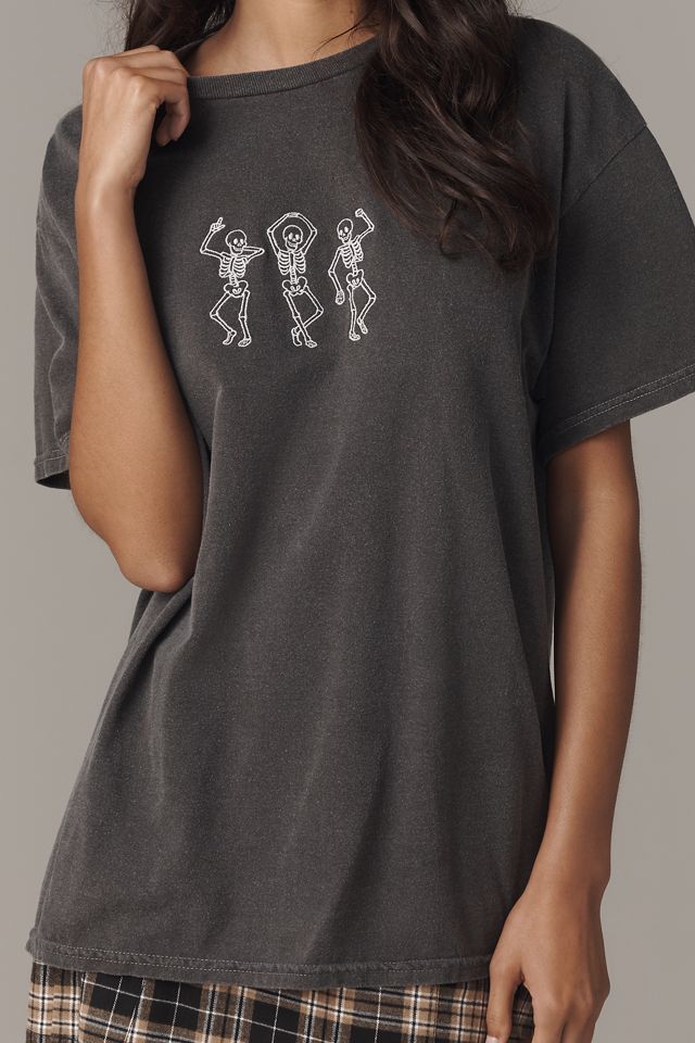 By Anthropologie Skeleton Boyfriend Tee #3